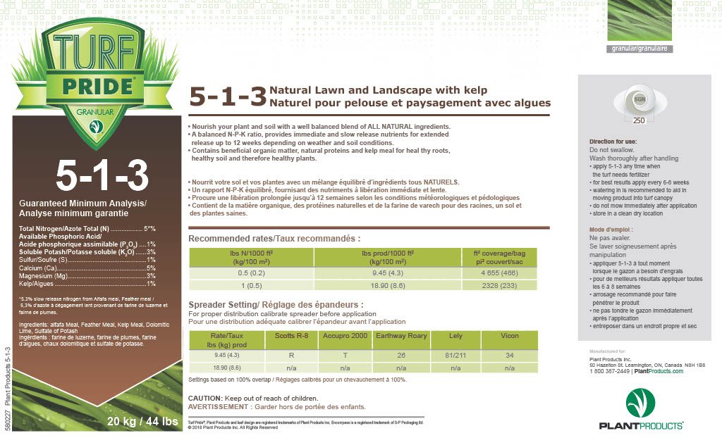5-1-3 Natural Lawn Fertilizer - Image 3