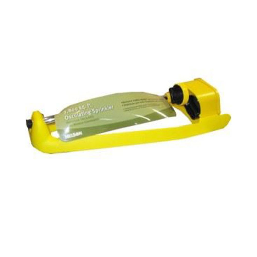 Yellow oscillating sprinkler